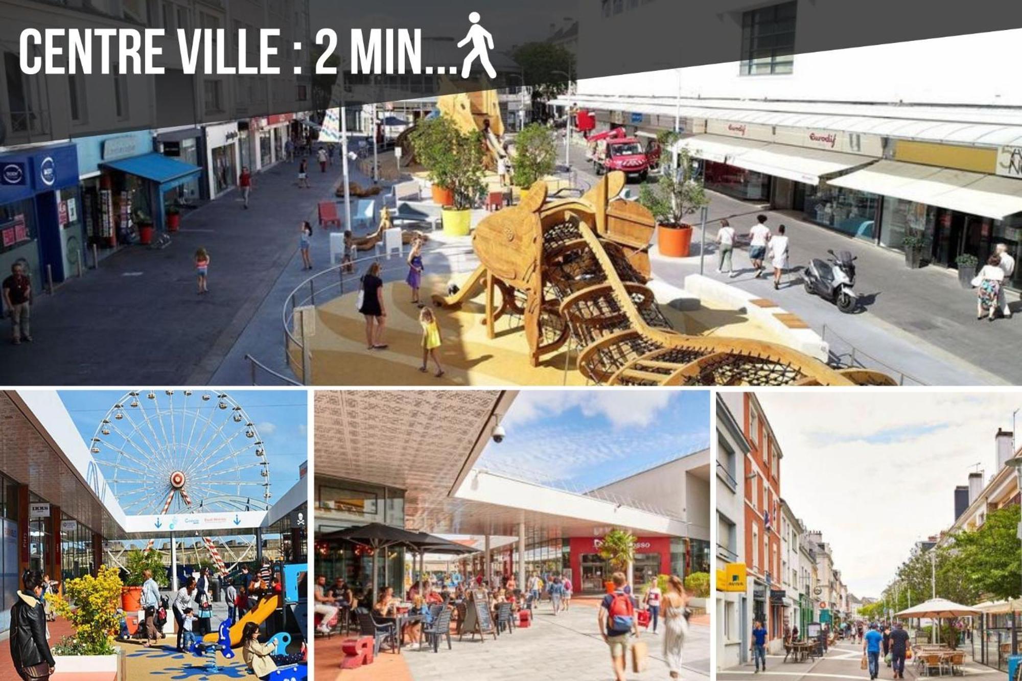 La Deferlante - Hyper Centre - Parking Prive - 300 M Plage Saint-Nazaire  Exterior photo
